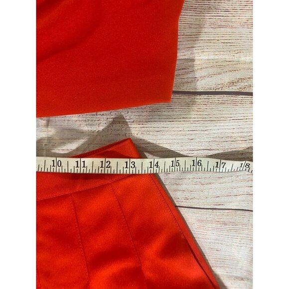 Cheer Deals Women's Orange Gatore Two Piece Cheer Leading Set - 40/9 - Picture 10 of 15